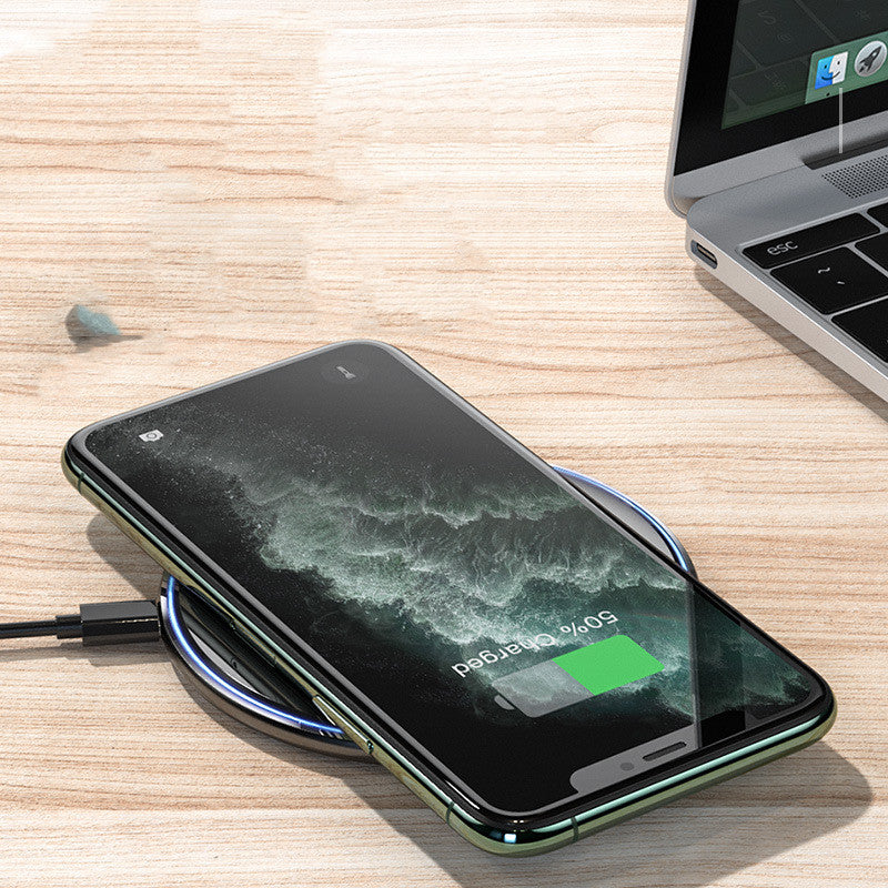 Wireless Charger Desktop Disc Ultra-Thin Fast Charge Mobile Phone Wireless Charger