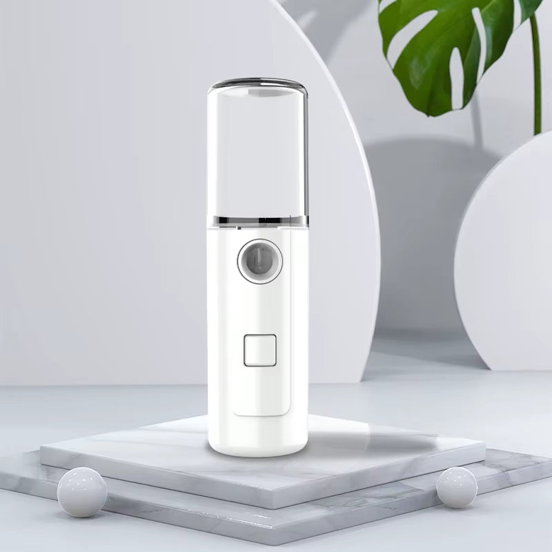 20Ml Nano Cold Spray Face Steamer Mini Portable USB Rechargeable ABS Humidifier Nebulizer Beauty Cool Mist Skin Care Tools