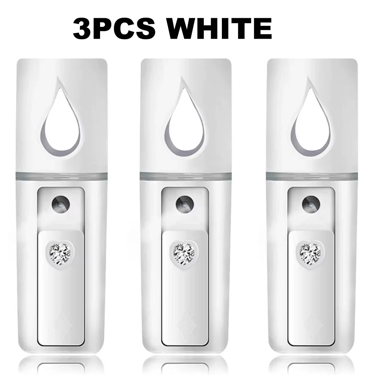 1PCS/3PCS 20Ml Face Steamer Air Humidifier Facial Sprayer Nebulizer Hydrating Anti-Aging Nano Wrinkle Women Beauty Skin Care