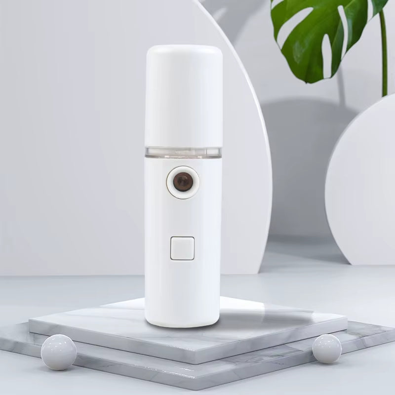 20Ml Nano Cold Spray Face Steamer Mini Portable USB Rechargeable ABS Humidifier Nebulizer Beauty Cool Mist Skin Care Tools
