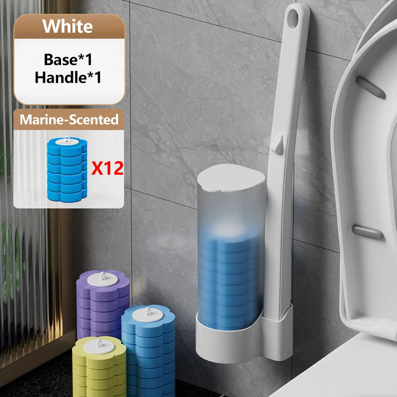 New Toilet Brushes Wall-Mounted Disposable Toilet Brush 