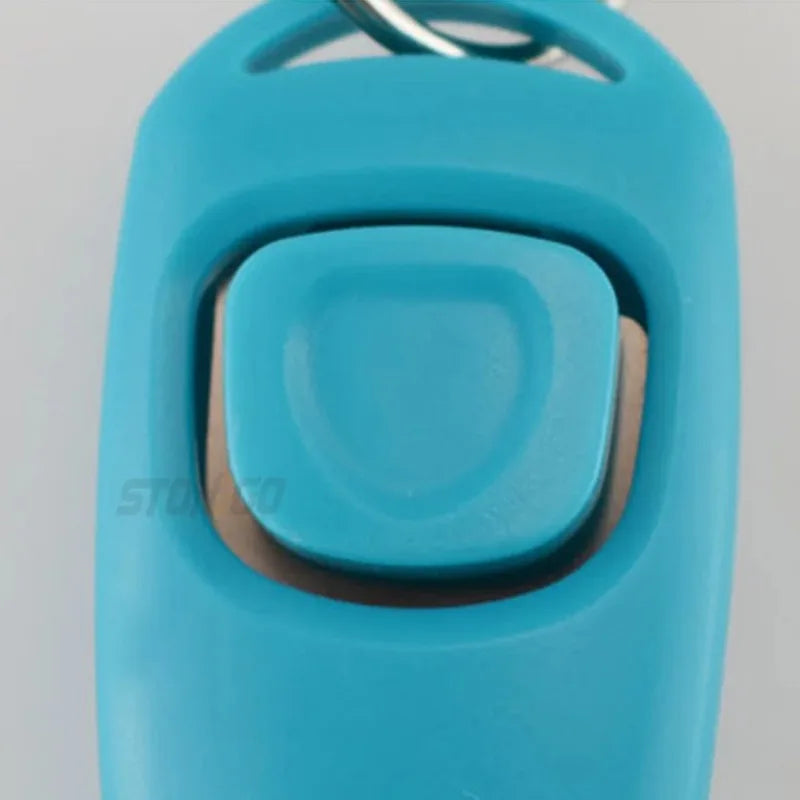 Multifunction 2 in 1 Clicker & Whistle Dog Trainer and Clicker with Keyring