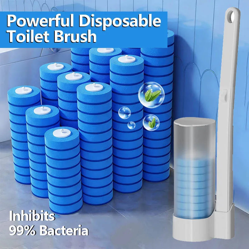 New Toilet Brushes Wall-Mounted Disposable Toilet Brush 