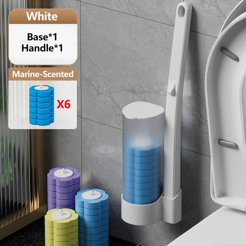 New Toilet Brushes Wall-Mounted Disposable Toilet Brush 