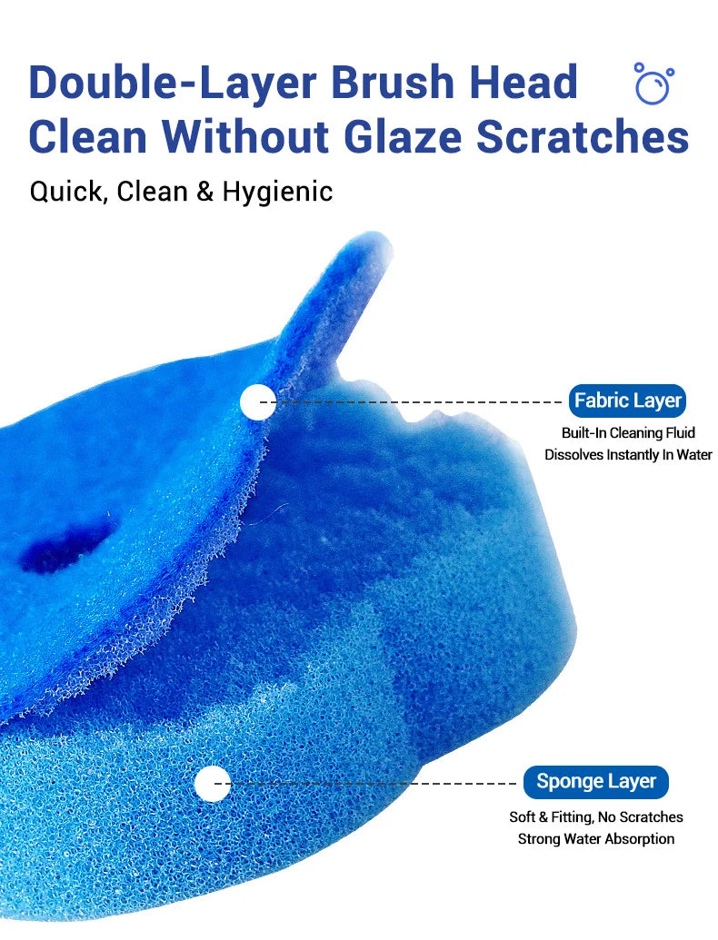 New Toilet Brushes Wall-Mounted Disposable Toilet Brush 