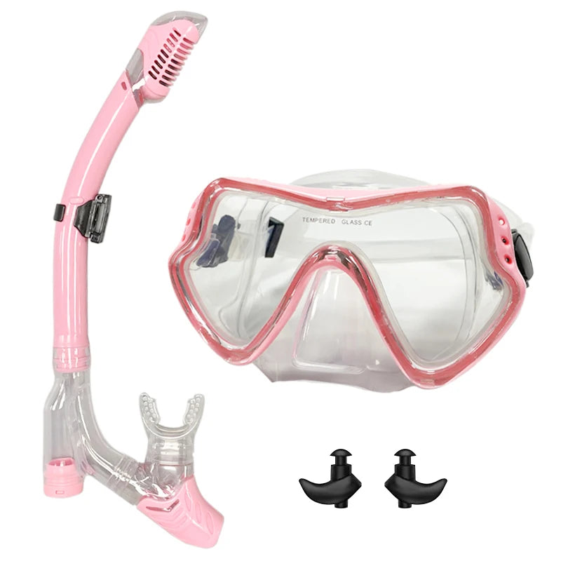 Professional Snorkel Diving Mask and Snorkels Goggles Glasses 