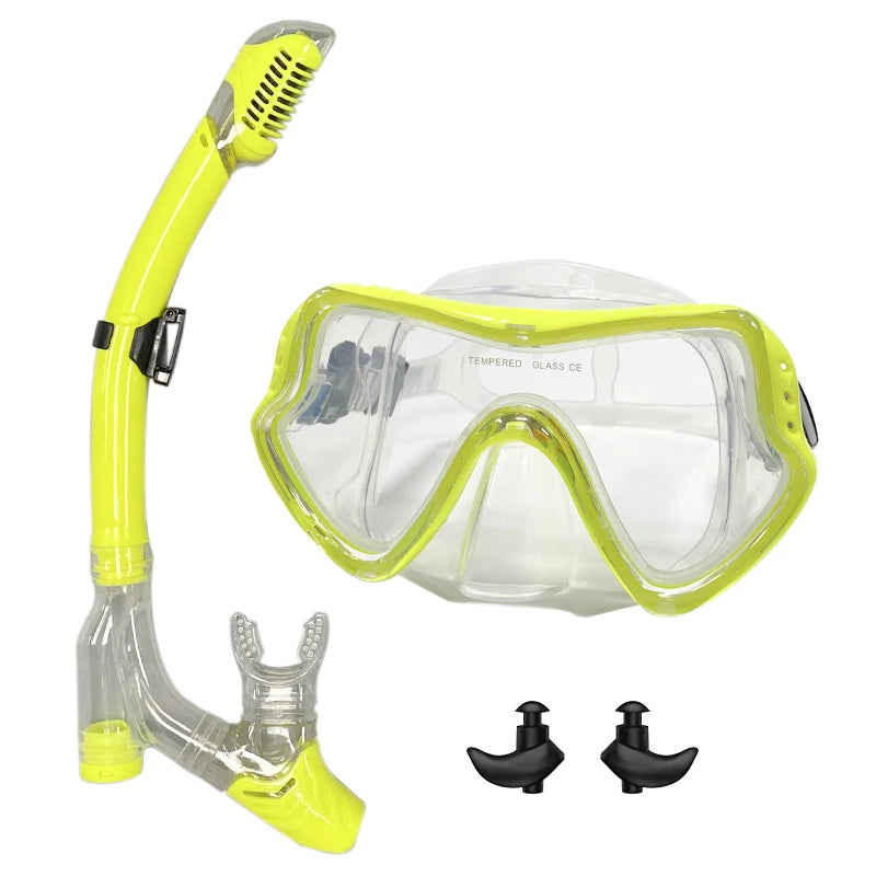 Professional Snorkel Diving Mask and Snorkels Goggles Glasses 