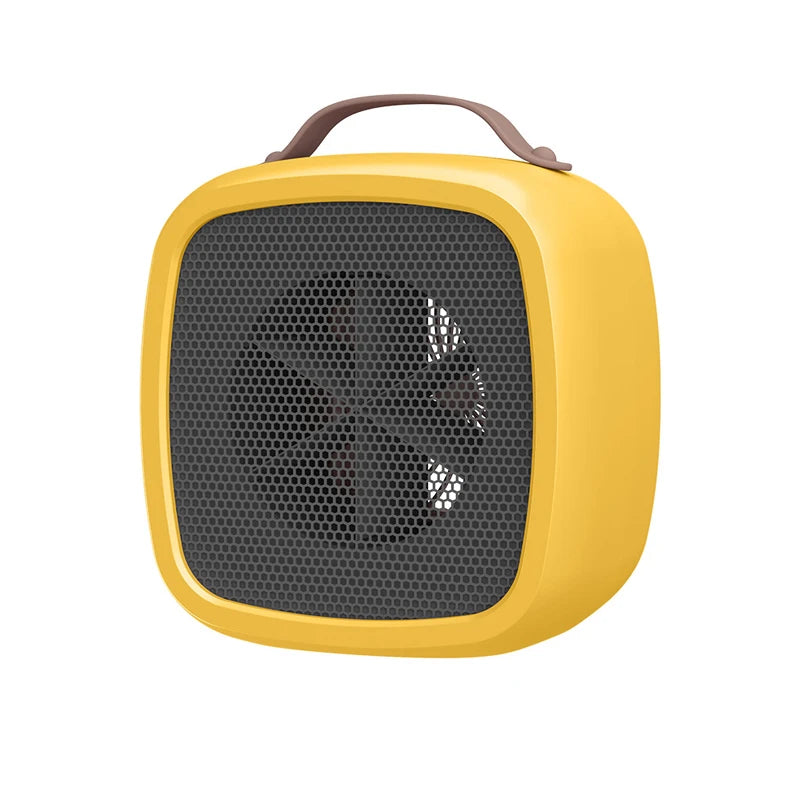 Portable Mini Heater for Indoor Office Home Fast Heating Quiet 500W PTC Ceramic Warmer Fan Remote Fast 3 Seconds Space Heat