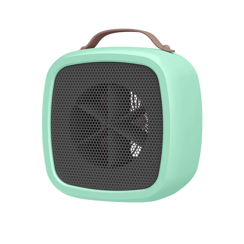 Portable Mini Heater for Indoor Office Home Fast Heating Quiet 500W PTC Ceramic Warmer Fan Remote Fast 3 Seconds Space Heat