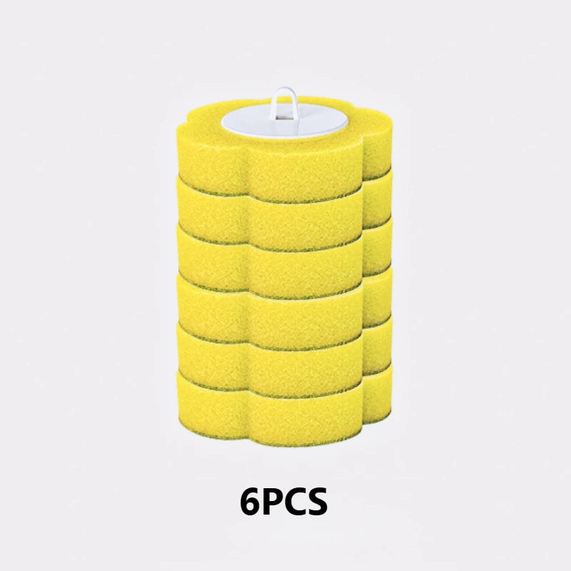 Disposable and Wall Mounted Cleaning Brush - No Dead Corners in Bathroom, Toilet