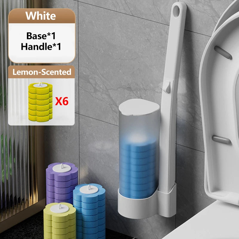 New Toilet Brushes Wall-Mounted Disposable Toilet Brush 