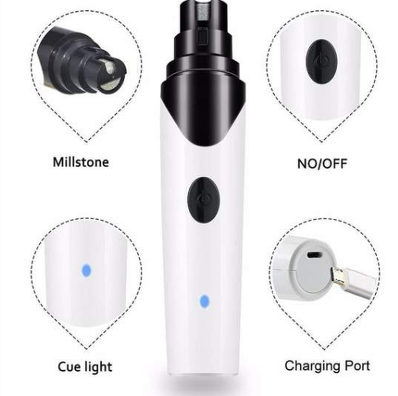 Pet Dog Cat Pencil Sharpener, Electric Nail Clippers and Nail Clipper Cleaners