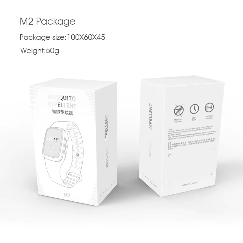 Ultrasound Mosquito Watch Wristband Summer Mosquito Repellent Bracelet Insect Band Children Adult Outdoor Anti-Mosquito Artifact