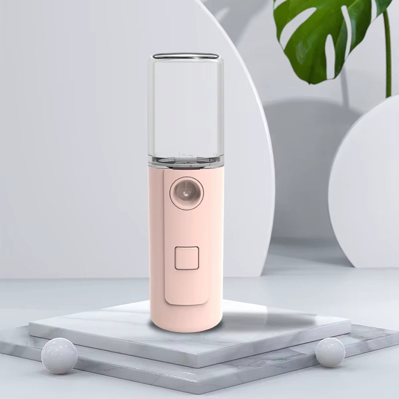 20Ml Nano Cold Spray Face Steamer Mini Portable USB Rechargeable ABS Humidifier Nebulizer Beauty Cool Mist Skin Care Tools