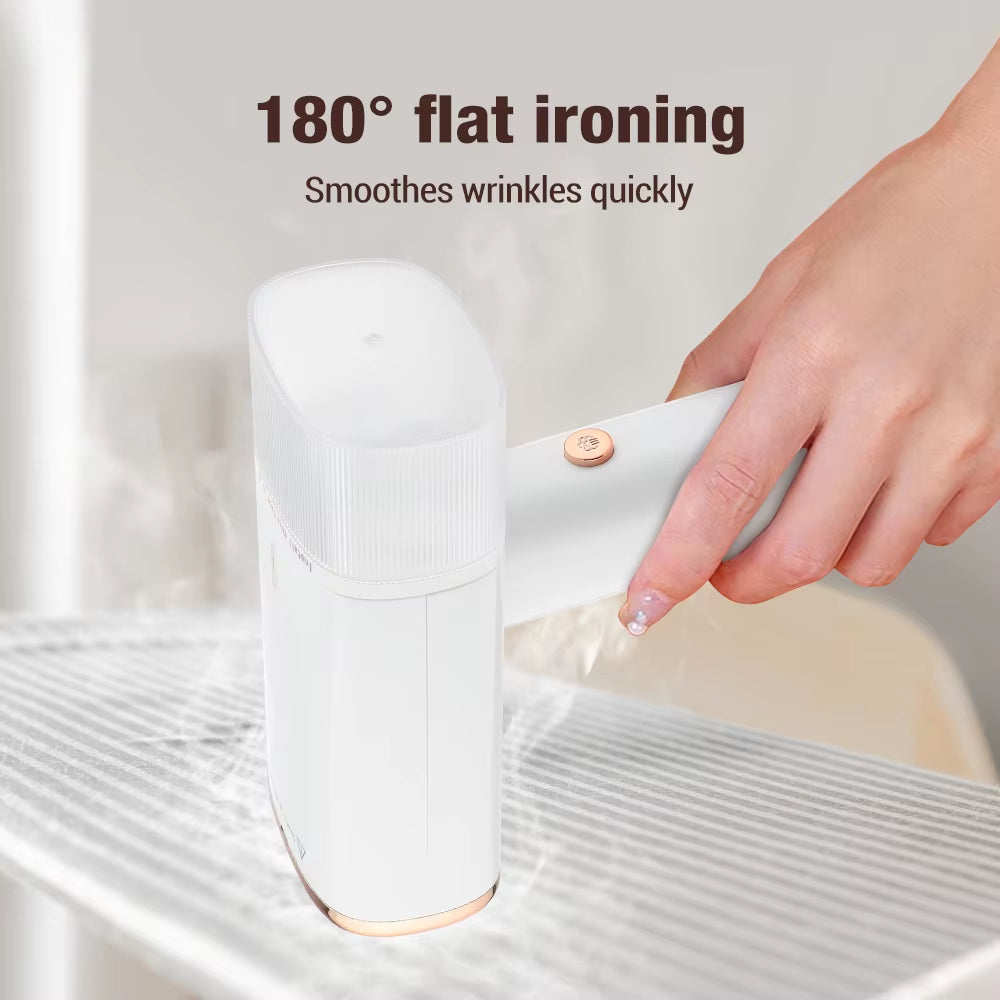 Portable Handheld Steam Iron 1000W Folding Mini Garment Hanging Steamer Clothes Ironing Wet Dry Ironing Machine for Home Travel