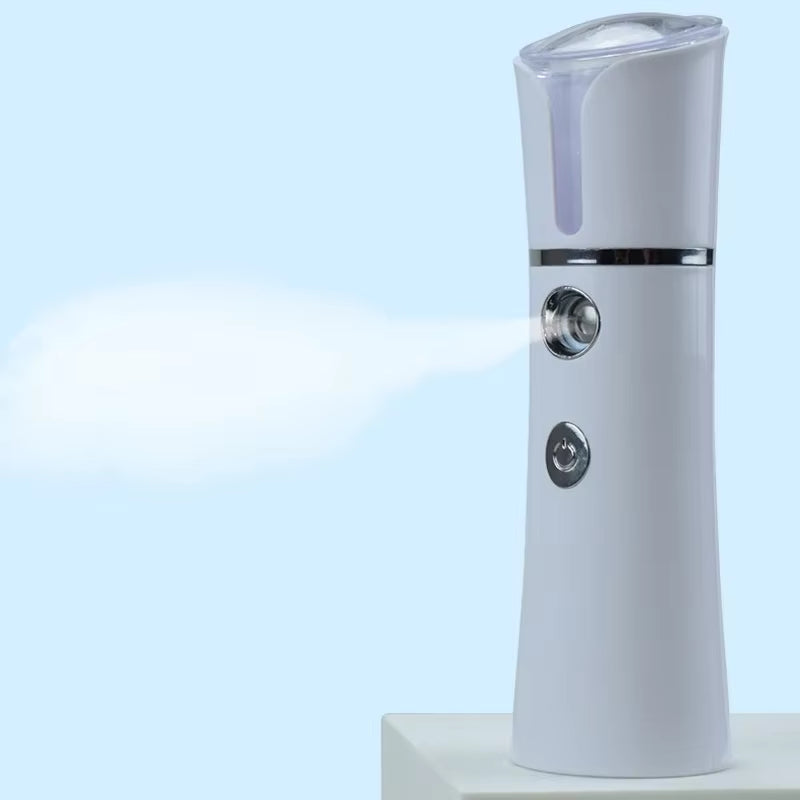 Mini Face Steamer USB Rechargeable Humidifier Nano Nebulizer Portable Cold Spray Moisturizing Beauty Instruments Skin Care Tool